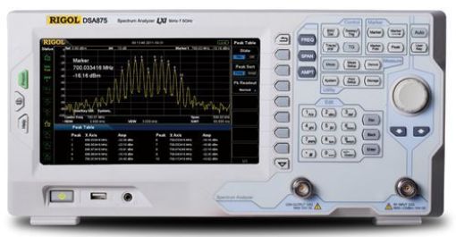 Rigol DSA875-TG Spectrum Analyzer 9kHz to 7,5GHz, Tracking